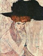 Gustav Klimt The Black Feather Hat China oil painting reproduction